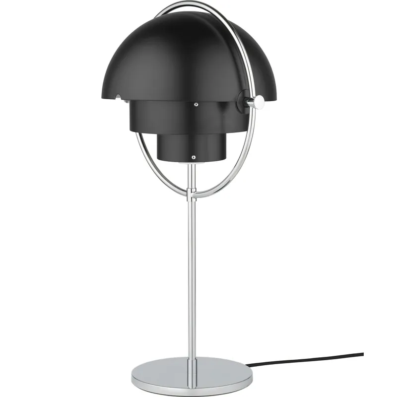 Multi-Lite Bordslampa, Krom / Svart Kundfavorit