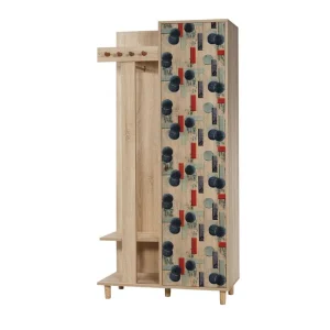 Brokind Klädförvaring 90 cm Brun - Möbler Erbjudande