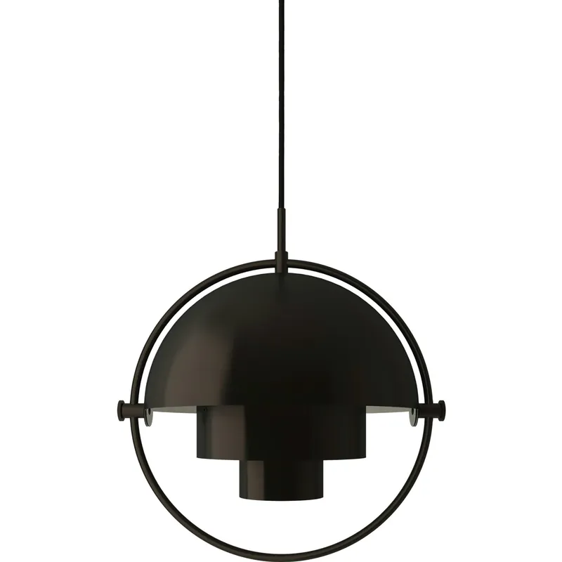 Begränsat antal Multi-Lite Pendel Ø25,5 cm, Svart Mässing