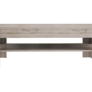 Perkhill Soffbord 120 cm med Förvaring Hylla Brun/Natur - Möbler I lager