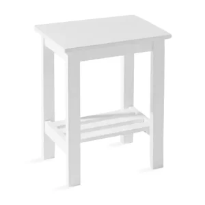 Loft24 Ranso Sängbord 40 cm Vit - Möbler Kampanjpris