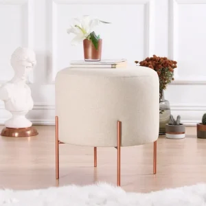 Yellowknife Sittpuff 40 cm Beige - Möbler Bästa pris