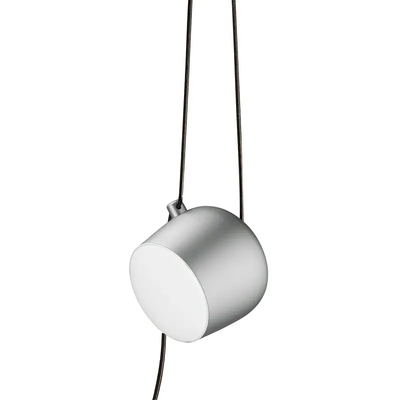 Begränsad tid Aim Cable-plug Pendel, Light Silver Anodized