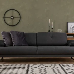 Kitimat Soffa 3-sits Antracit - Möbler Kundfavorit