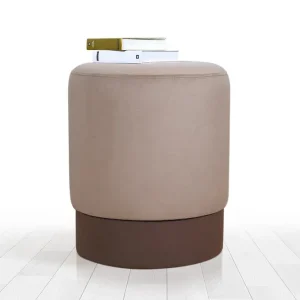 Lockport Sittpuff 38 cm Brun - Möbler Expressleverans