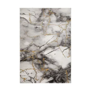 Utförsäljning KM Home Craft Concrete Friezematta 240x340 Guld - Textil & mattor