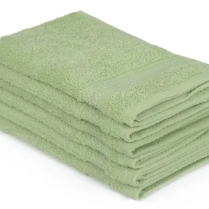 Rabatt Hobby Handduk 30x50 cm 6-pack Grön - Textil & mattor
