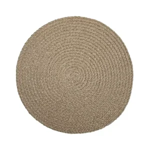 Rabatter Seppo Tablett 38 cm Rund Linnefärg - Textil & mattor