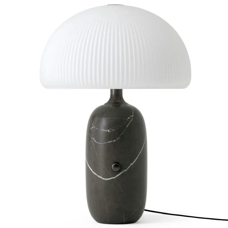 Kampanjpris 592 Sculpture Bordslampa Ø36 cm, Grå
