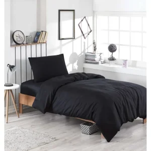 Premium EnLora Home Bäddset Enkelt 3-dels Svart - Textil & mattor