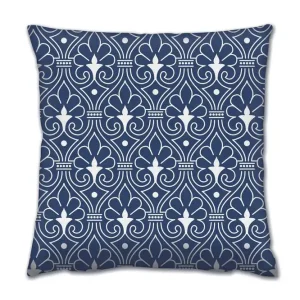 Populär Gravel Kudde 43x43 cm Blå/Vit - Textil & mattor