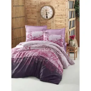 Victoria Satin Bäddset Rosa - Textil & mattor Utförsäljning