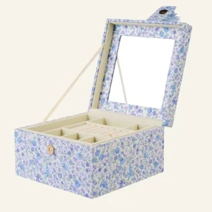 Smyckeskrin blå - 20x20 cm Rabatt