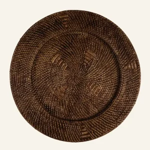 risnedsättning Fat mörkbrun - ø70 cm