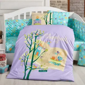 Fri frakt Hobby Poplin Barnbäddset Lila - Textil & mattor