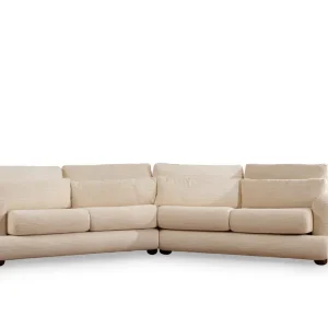 Premium Relento Svängd Soffa 4-sits Beige - Möbler