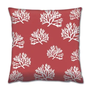 Endast idag Gravel Kudde 43x43 cm Röd/Vit - Textil & mattor