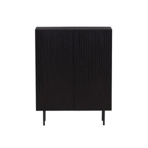 VIND Björkön Skänk 80x30 cm Svart - Förvaring Trygg betalning