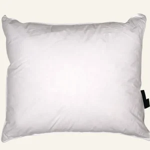 Låg dunkudde vit - 50x60 cm risnedsättning
