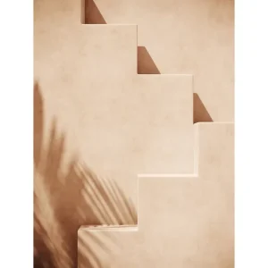 Fynd Venture Home Poster Stairs 21x30 cm Ljus Orange - Inredning