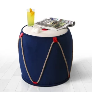 Rea Redlands Sittpuff 42 cm Blå - Möbler