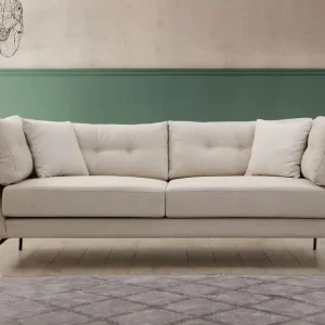 Kampanj Dorval Soffa 3-sits Beige - Möbler