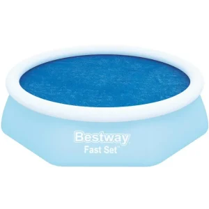 Kampanj Bestway Flowclear solskydd/poolöverdrag till ovanmarkpool - 2,44m Bl Bestway - Trädgård & spabad