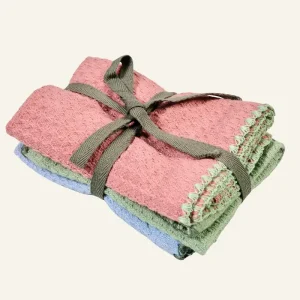 Köp online Handduk, 3-pack multi - 25x25 cm