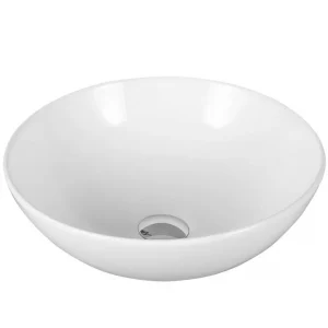 Skålformat handfat 40 cm Vit - Hus & renovering Sänkt pris