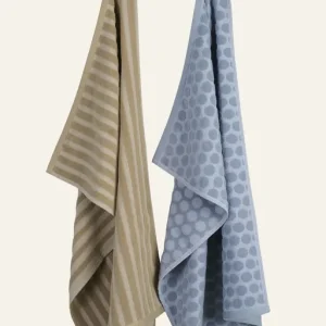Begränsat antal 2-pack kökshandduk blå - 45x70 cm