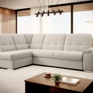 Utförsäljning Sajana Bäddsoffa m. Schäslong 3-sits Beige - Möbler