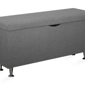 Cibele Sängkista 130 cm Ljusgrå/Björk - Möbler Beställ idag