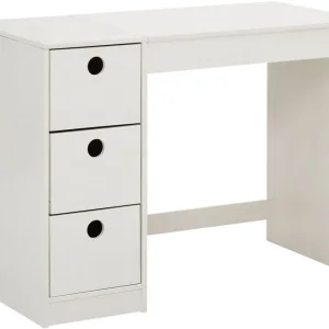 Masoomya Skrivbord 100 cm Vit - Möbler Snabb frakt