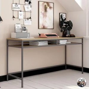 Premium Queer Eye Bradford Skrivbord 153 cm Grå Dorel Home - Möbler