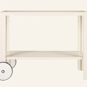 Vagnbord offwhite - 100x45x74 cm Köp online