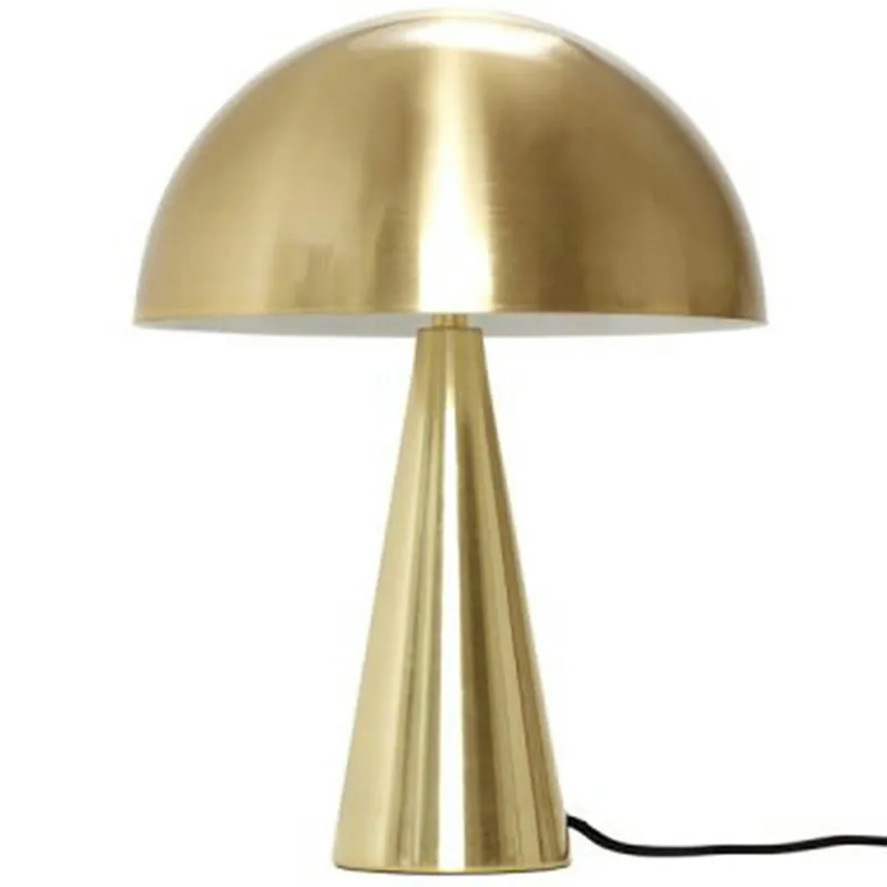 Populärt val Mush Mini Bordslampa, Mässing