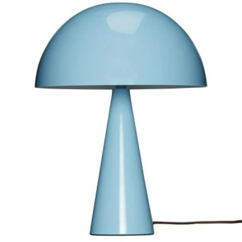 Billigare Mush Mini Bordslampa, Ljusblå/Brun
