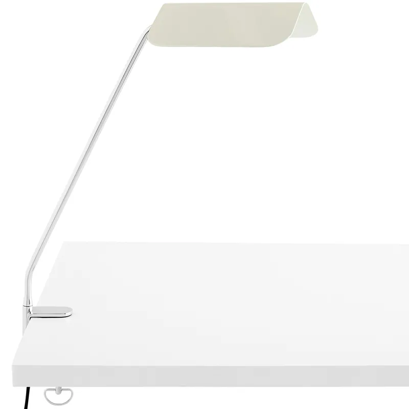 Begränsat erbjudande Apex Skrivbordslampa Med Klämma, Oyster White