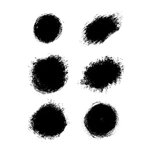 Venture Home Poster Dots 70x100 cm Vit - Inredning Populärt val