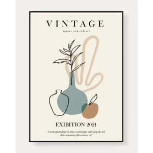 Begränsat erbjudande Venture Home Poster Vintage 21x30 cm Beige - Inredning