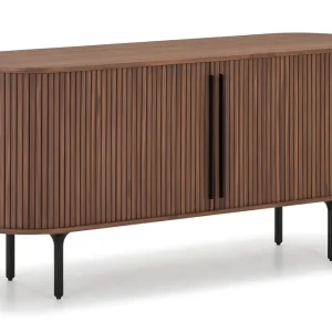 Utförsäljning Bark Noira Smalt Sideboard Ribbad Valnöt 150x45 cm Valnöt / Brun - Förvaring