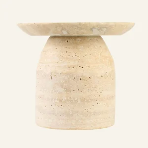 Ljushållare beige - 15x15x15,5 cm Begränsat antal