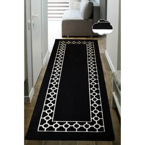 Jassu Gångmatta 80x200 cm Rektangulär Svart - Textil & mattor Billig
