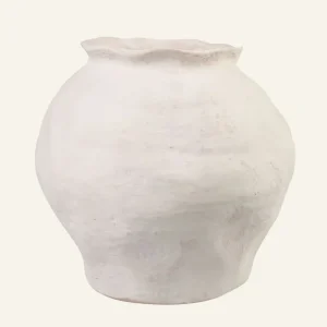 Vas vit - 25,6x25,6x24,4 cm Snabb leverans