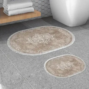 Endast idag Panchoo Badrumsmatta 60x150 cm Rektangulär Beige - Textil & mattor