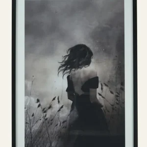 Reapris Tavla svart - 70x100 cm