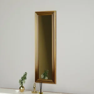 Ovea Spegel 30 cm Rektangulär Guld - Inredning Endast denna vecka