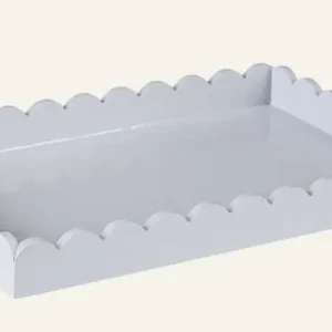 Fat ljusblå - 30x20x3 cm Lågt pris