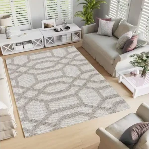 Maltina Bomullsmatta 80x300 cm Rektangulär Grå - Textil & mattor Kampanj