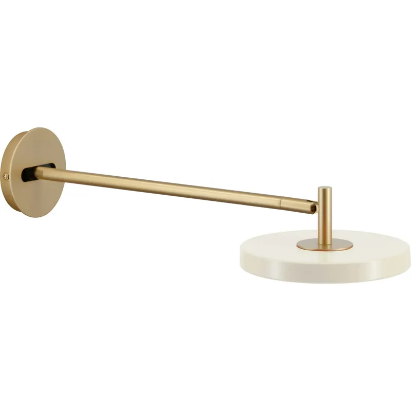 Beställ idag Asteria Vägglampa Lång, Pärlvit